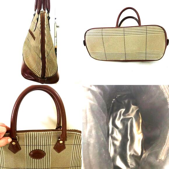 Vintage Tropea Italy Canvas Top Handle Satchel - Picture 2 of 4